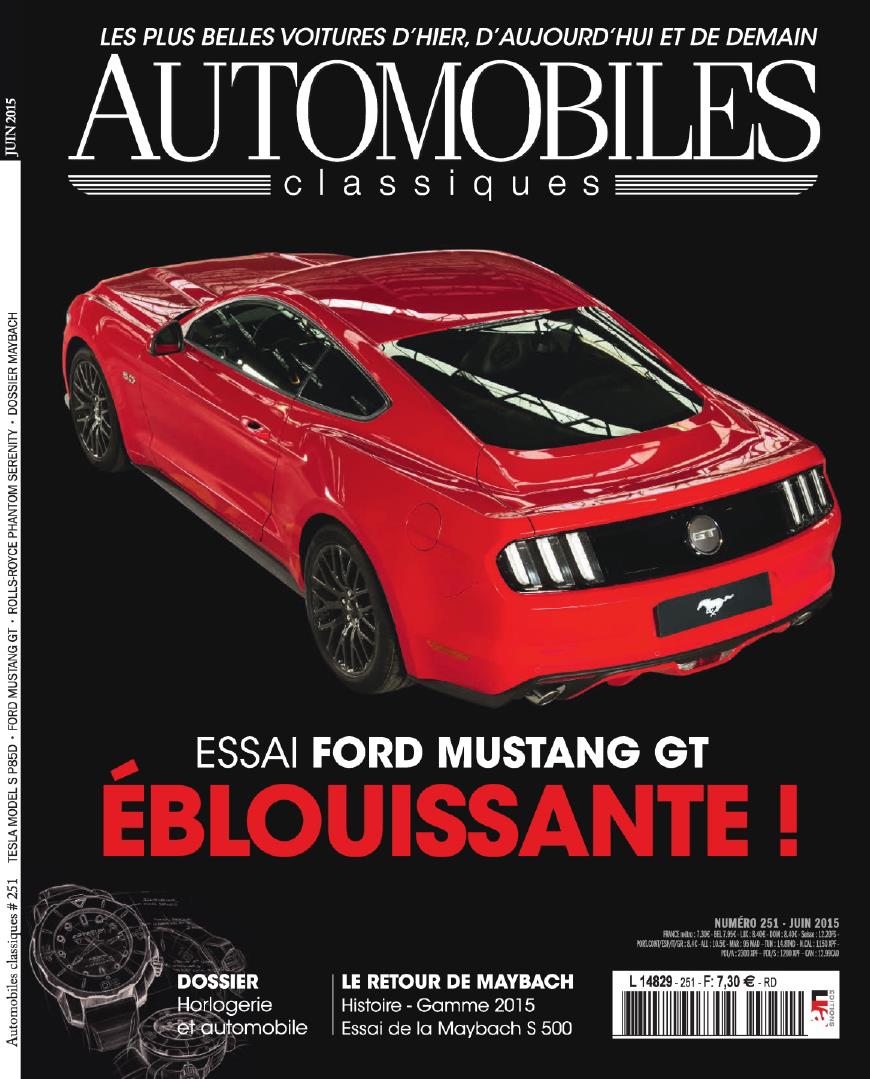 Журнал Automobiles Classiques N 251, Juin 2015